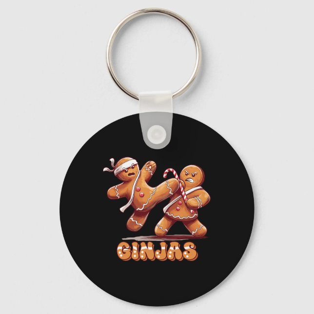 Chaveiro Ninjabread Man Gingerpão - Ninja Gift Ginjas Chr (Frente)