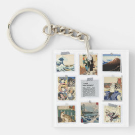 Chaveiro NIPPON Japanese Ukiyo-e
