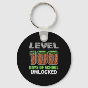 Chaveiro Nível 100 Dias De Jogo De Vídeo De Pixel Desbloque