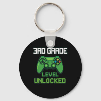Chaveiro Nível da 3ª Série Desbloqueado Gamer Ck Para a Esc