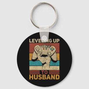 Chaveiro Nivelando Para O Marido Retro Gamer Tee Groe Bache