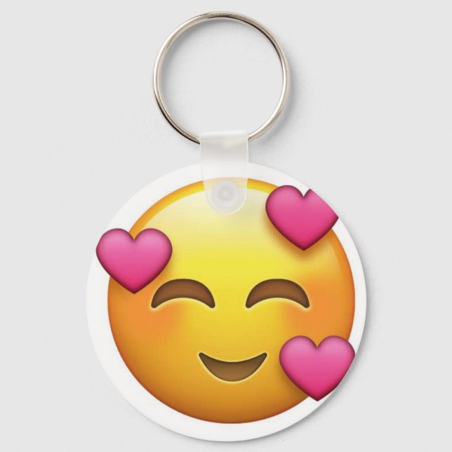 Chaveiro No amor emoji (Frente)