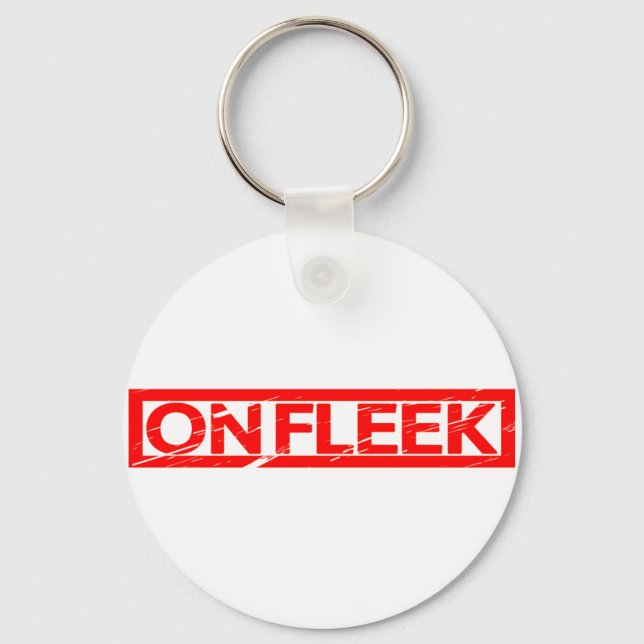 Chaveiro No Carimbo Da Fleek (Frente)