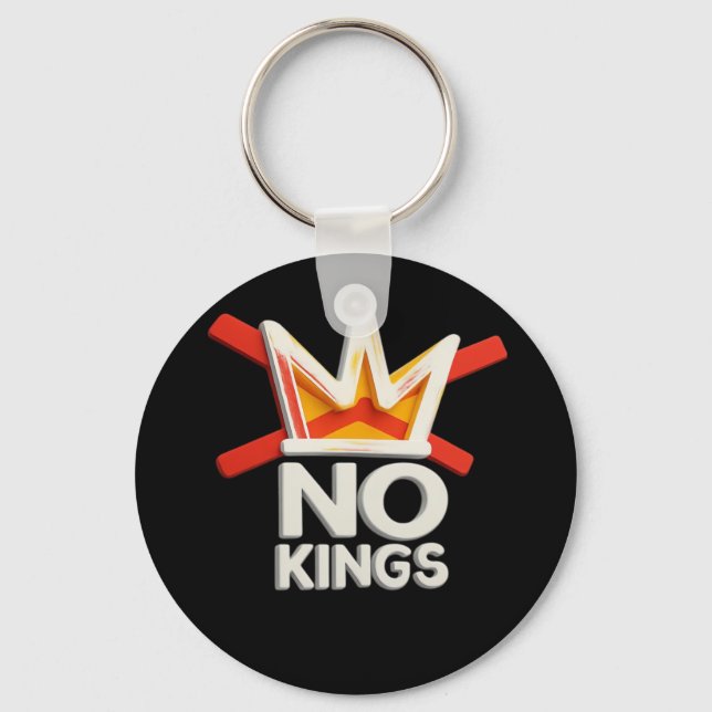 Chaveiro No Kings Anti Minimal Clean Design (Frente)