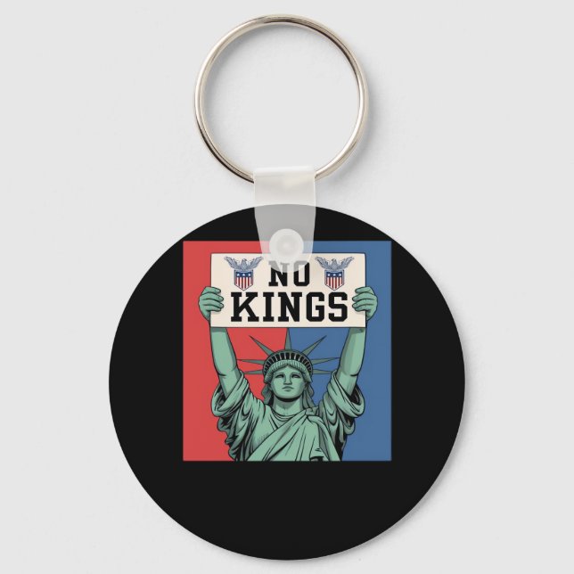 Chaveiro No Kings Classic Patriotic Style (Frente)