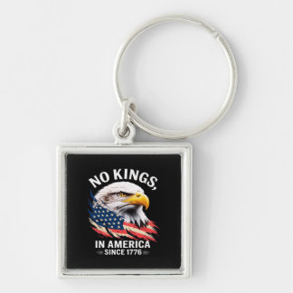 Chaveiro No Kings In America Classic Retro Graphic Design