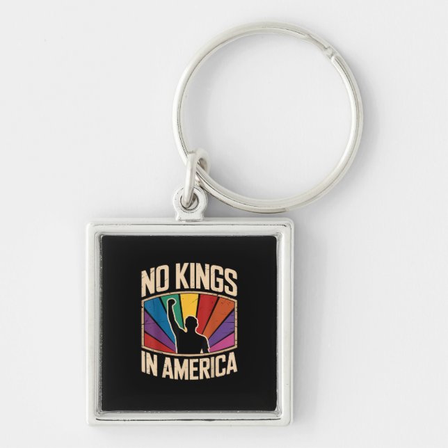 Chaveiro No Kings In America Since 1776 Creative Design (Frente)