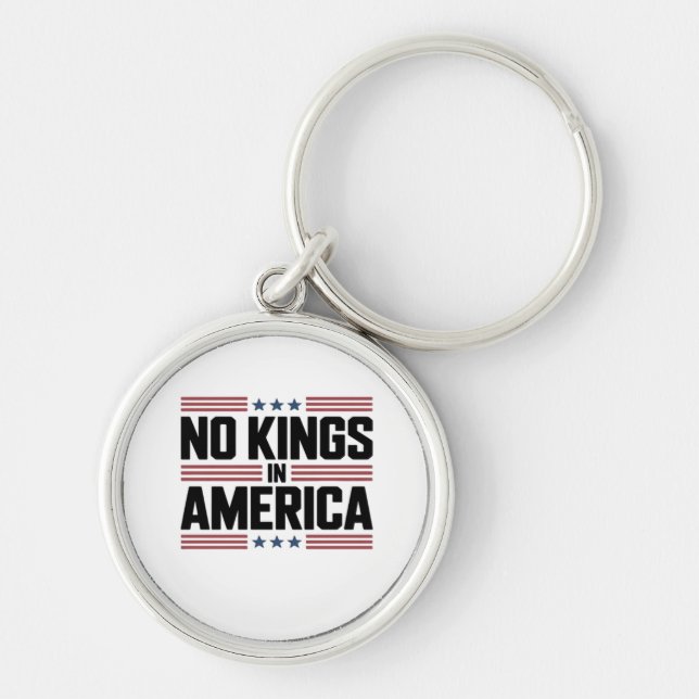 Chaveiro No Kings In America USA Creative Style (Frente)