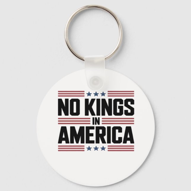 Chaveiro No Kings In America USA Creative Style (Frente)