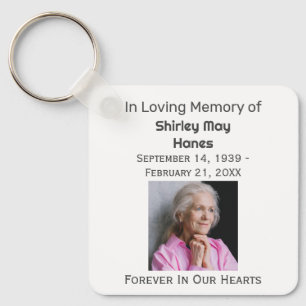 Chaveiro No Loving Memory Funeral Memorial Foto