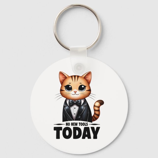 Chaveiro No New Tools Today Funny  (Frente)