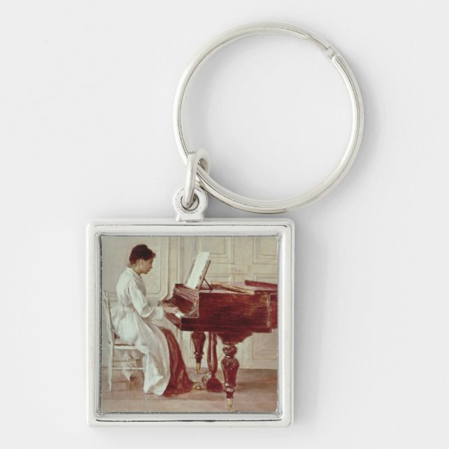 Chaveiro No piano, 1887 (óleo em canvas) (Frente)