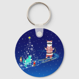 Chaveiro Noite de Aquecimento Cardíaco dos papais noeis