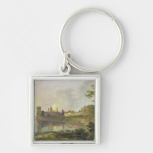 Chaveiro Noite do verão (castelo) c.1764-65 de Caernarvon