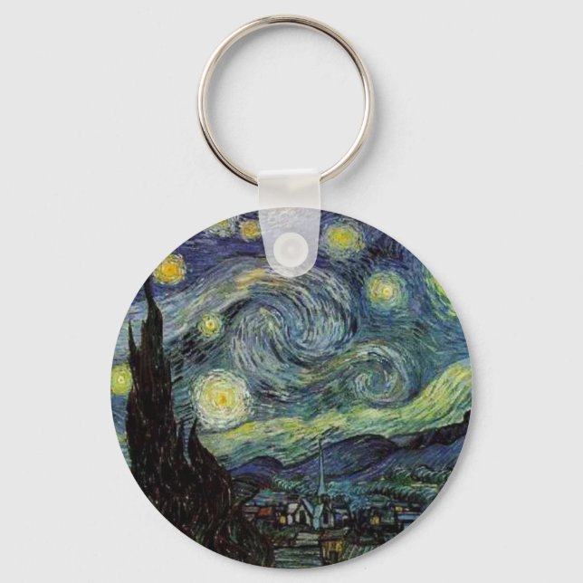 Chaveiro noite estrelada, 1889, Vincent van Gogh (Frente)