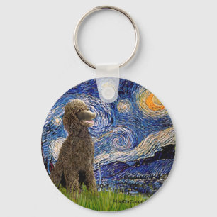 Chaveiro Noite Estrelada - Rua de Chocolate. Poodle