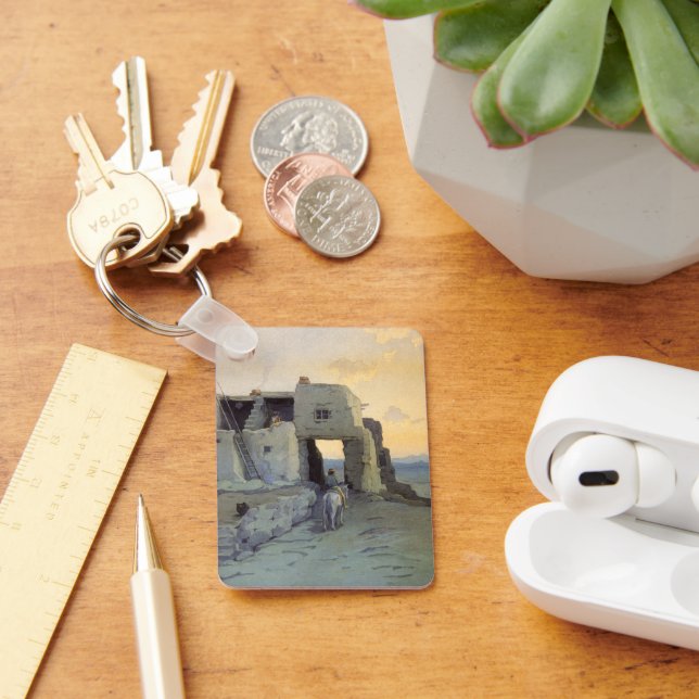 Chaveiro Noite, Pueblo de Walpi por Marion Kavagh Wachtel (Mesa)