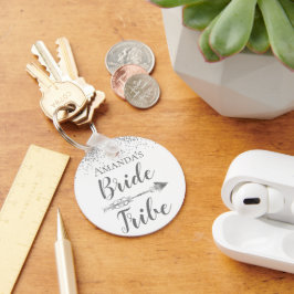 Chaveiro Noiva Chic Boho Tribo Brilho Personalizado      