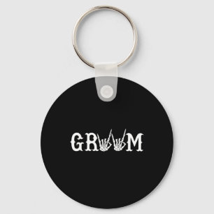 Chaveiro Noiva do Casamento de Halloween Noivo Esqueleto At