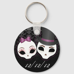 Chaveiro Noiva & Groom Skullie (Violet)