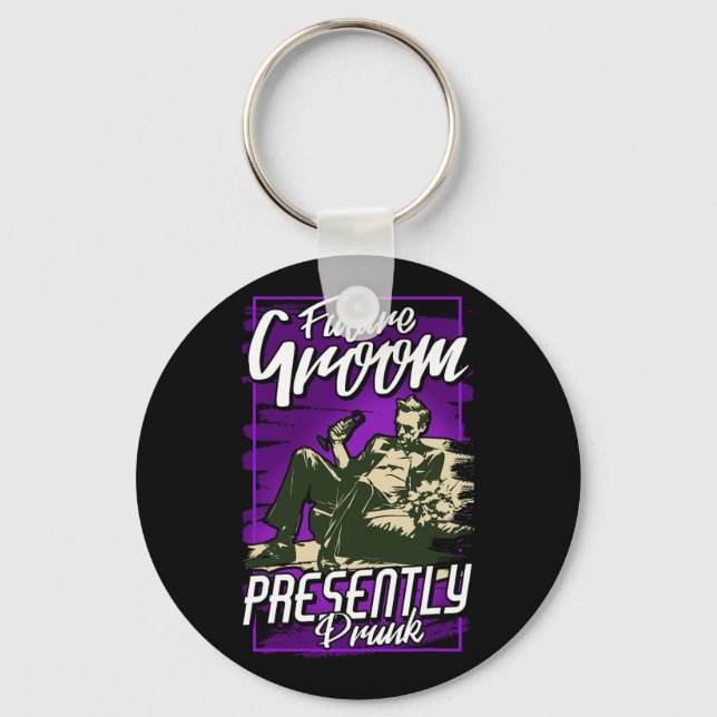 Chaveiro Noivo Futuro Atualmente Embriagado (Frente)