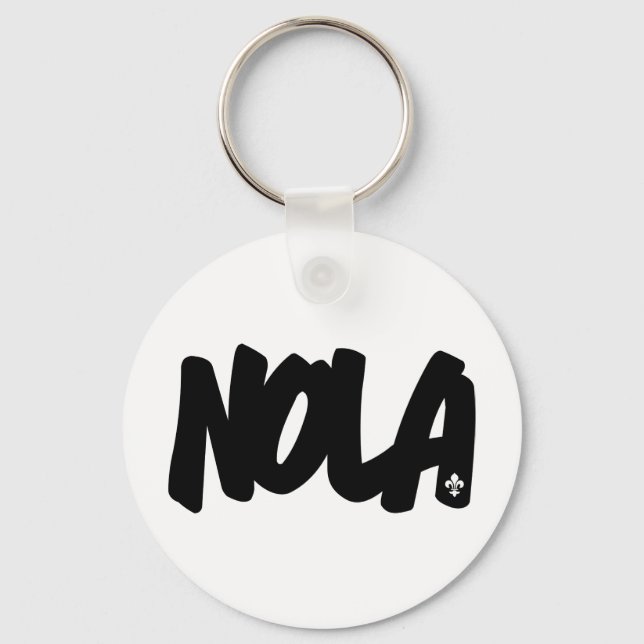 Chaveiro NOLA Letters (Frente)
