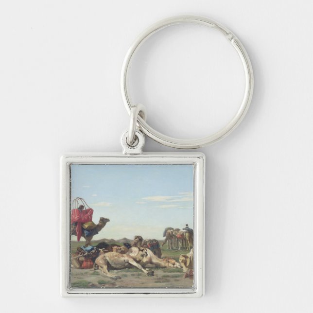 Chaveiro Nómadas no deserto, 1861 (Frente)