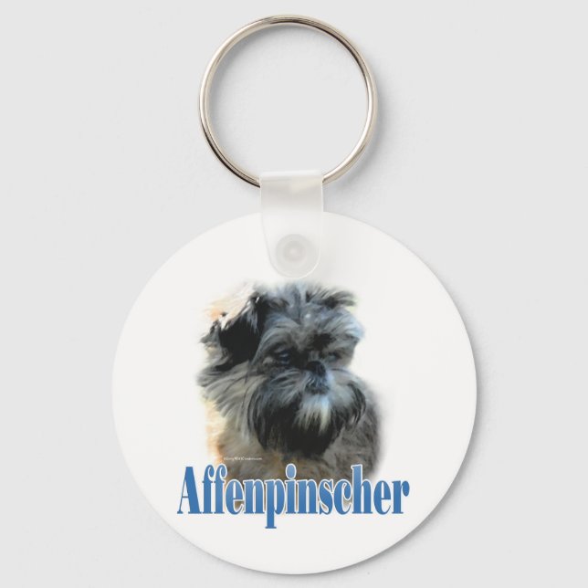 Chaveiro Nome Affenpinscher (Frente)