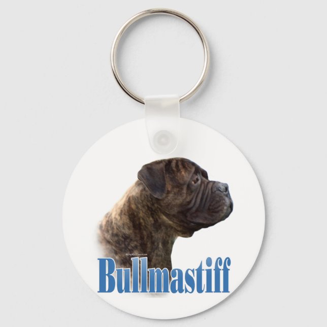 Chaveiro Nome Brindle Bullmastiff (Frente)