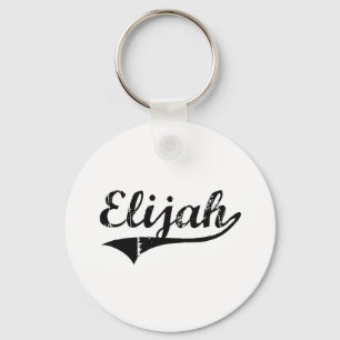 Chaveiro Nome clássico do estilo de Elijah