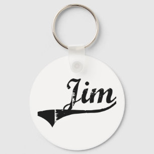 Chaveiro Nome clássico do estilo de Jim