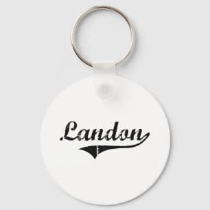 Chaveiro Nome clássico do estilo de Landon