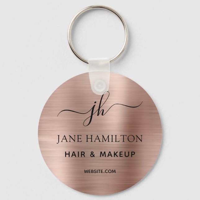 Chaveiro Nome comercial do Promocional de código QR (Frente)