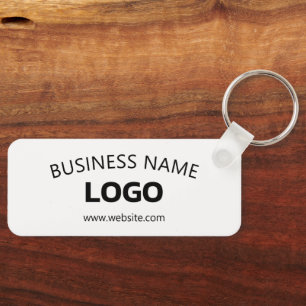 Chaveiro Nome Comercial Editável, Site & Logotipo Carregado