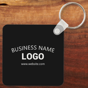 Chaveiro Nome Comercial Editável, Site & Logotipo Carregado