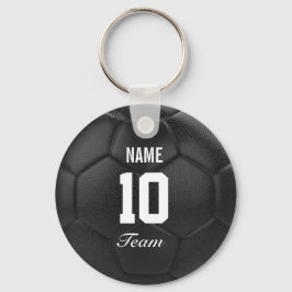 Chaveiro Nome da Equipe Soccer Ball Nome Personalizado