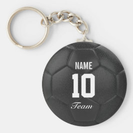 Chaveiro Nome da Equipe Soccer Ball Nome Personalizado