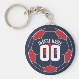 Chaveiro Nome de Inserção do Futebol dos EUA