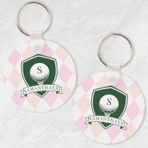 Nome de Padrão Rosa Moderno Monograma Inicial de G
