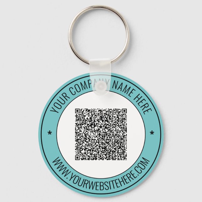 Chaveiro Nome do Código QR Empresa de Promocional de Chavei (Frente)