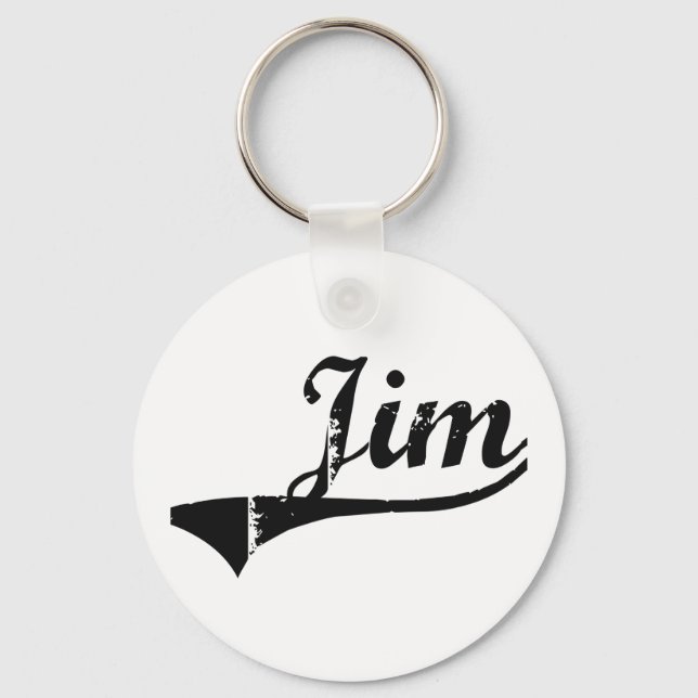 Chaveiro Nome do Estilo Clássico do Jim (Frente)