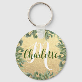 Chaveiro Nome do Monograma para presente de natal da sobrin