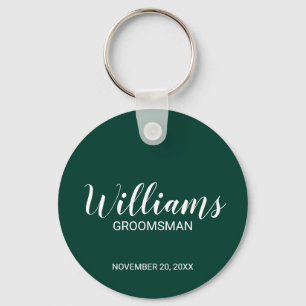 Chaveiro Nome do Padrinho de casamento Personalizado do Scr