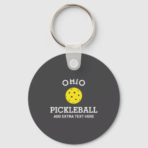 Chaveiro Nome do Parceiro do Clube de Ckleball de Ohio