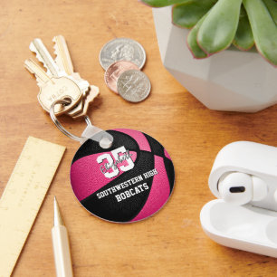 Chaveiro nome do time de basquete desportivo de menina negr