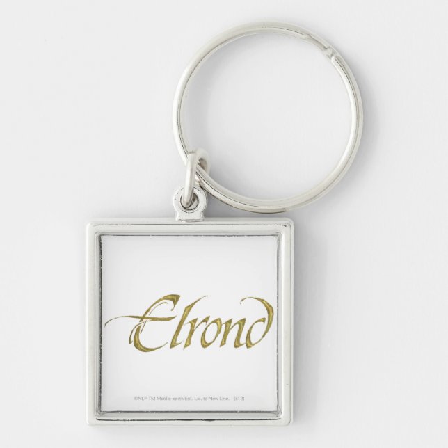 Chaveiro Nome ELROND™ Texturizado (Frente)