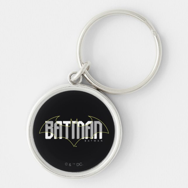 Chaveiro Nome Hi-Tech Batman Gráfico (Frente)
