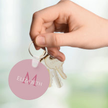 Nome Inicial Rosa Personalizado Monograma Para Ela