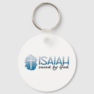 Chaveiro Nome Isaiah significa: Salvo por Deus