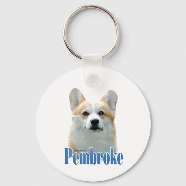 Chaveiro Nome Pembroke Welsh Corgi (Frente)